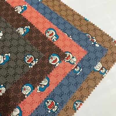 मुद्रित कार्टून जीडी पत्र जिंगल कैट पीवीसी नकली चमड़े के बैग फोन केस पैकेज बॉक्स चमड़े के कपड़े