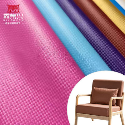 पीवीसी सिंथेटिक चमड़े के बुने हुए अनाज कार्बन फाइबर छोटे वर्ग ग्रिड कार इंटीरियर पैकिंग 1.5 'चौड़ाई चमड़े के कपड़े