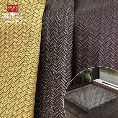 पीवीसी बड़ा चटाई बुनाई पैटर्न कृत्रिम सिंथेटिक चमड़ा पैकेजिंग वॉलेट बॉक्स जूते नोटबुक नकली चमड़ा फैब्रिक