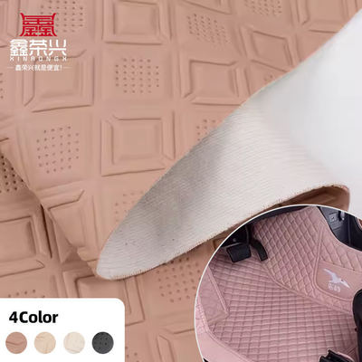 पीवीसी डायमंड छिद्रित स्टाइल कार पैर कार सीटों के लिए कृत्रिम सिंथेटिक चमड़े सोफा सजावट बैग नकली चमड़े के कपड़े