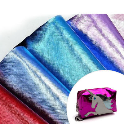 पीवीसी धातु फिल्म फिल्टर क्रॉस पैटर्न कृत्रिम सिंथेटिक लेदर हैंडबैग वॉलेट केस जूते नोटबुक फॉक्स लेदर फैब्रिक