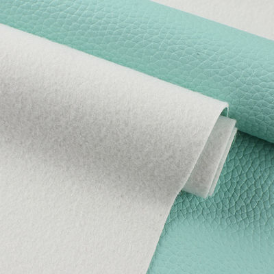 लिची सिंथेटिक हैंडबैग पीयू चमड़े का ब्रश किया गया तल 1.2 मिमी मोटाई