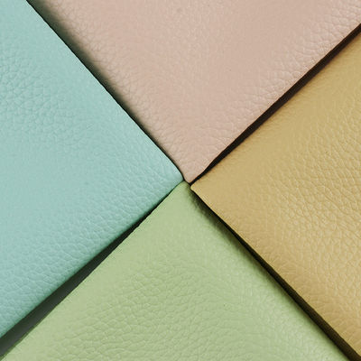 लिची सिंथेटिक हैंडबैग पीयू चमड़े का ब्रश किया गया तल 1.2 मिमी मोटाई