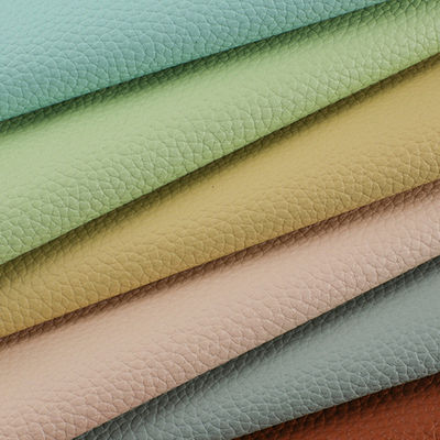 लिची सिंथेटिक हैंडबैग पीयू चमड़े का ब्रश किया गया तल 1.2 मिमी मोटाई