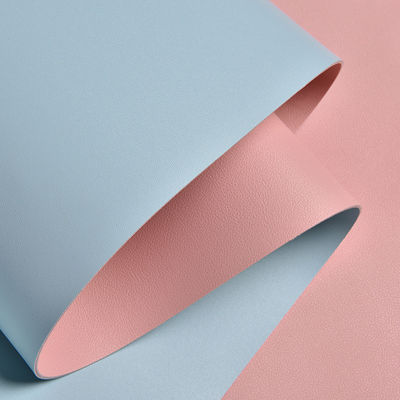 पनरोक बैग पीवीसी कृत्रिम चमड़ा दो तरफा मिश्रित रंग