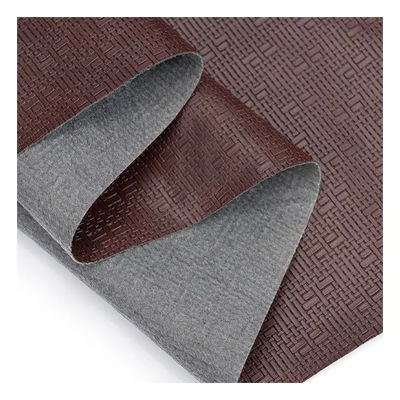 बुना हुआ पीवीसी नकली चमड़ा विंटेज बुना हुआ पैकेजिंग फोन केस चमड़ा