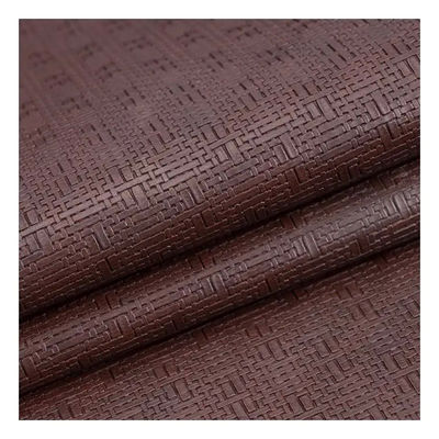 बुना हुआ पीवीसी नकली चमड़ा विंटेज बुना हुआ पैकेजिंग फोन केस चमड़ा