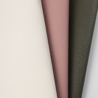 नकली सिंथेटिक सोफा माइक्रोफाइबर चमड़ा लिची अनाज 1.0 मिमी मोटाई