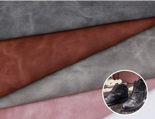 उच्च ग्रेड पीयू जूता चमड़ा नकली चमड़ा यांगबुक पहनने के लिए प्रतिरोधी