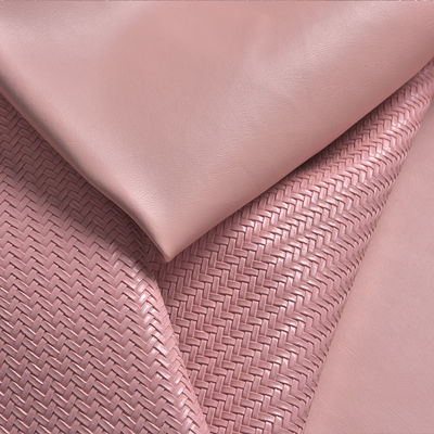 1.2 मिमी स्ट्रॉ मैट वसा हुआ पैटर्न पीवीसी चमड़ा फैशन हैंडबैग घर सजावट जूता सामग्री