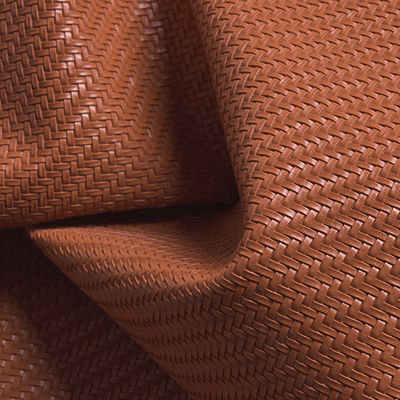 1.2 मिमी स्ट्रॉ मैट वसा हुआ पैटर्न पीवीसी चमड़ा फैशन हैंडबैग घर सजावट जूता सामग्री