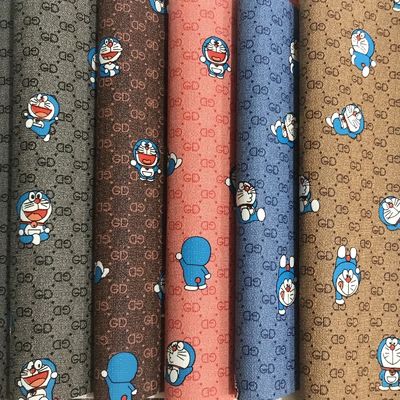 मुद्रित कार्टून जीडी पत्र जिंगल कैट पीवीसी नकली चमड़े के बैग फोन केस पैकेज बॉक्स चमड़े के कपड़े