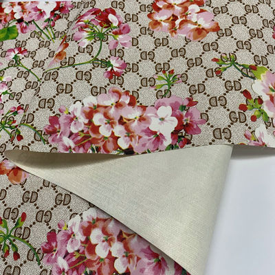 मुद्रित जीडी पत्र फूल पीवीसी नकली चमड़े के बैग फोन केस पैकेज बॉक्स चमड़े के कपड़े