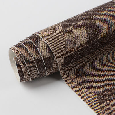 पीवीसी कृत्रिम चमड़े के कपड़े रेट्रो मुद्रित हैंडबैग असली नकली चमड़ा