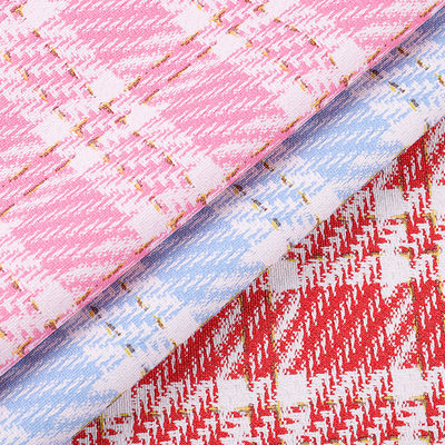 0.7mm बैग के लिए सिंथेटिक पीवीसी चमड़ा मुद्रित सोने का धागा जाली