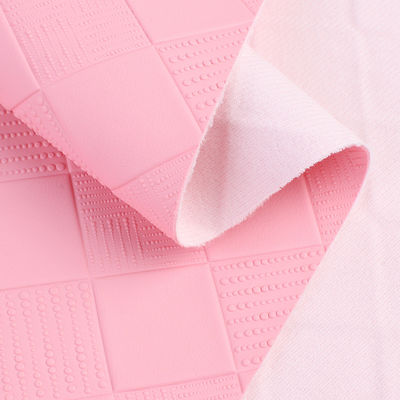 बैग के लिए पीवीसी चमड़े के कपड़े रंगीन बड़े प्लेड पीवीसी नकली चमड़े कस्टम