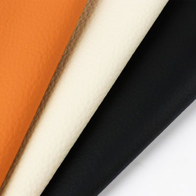 उच्च अंत पीवीसी सोफा चमड़ा 1.0 मिमी मोटाई फर्नीचर लिची नकली चमड़ा