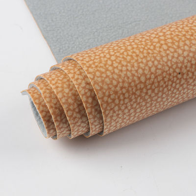 लिची चमड़े का कपड़ा 1.2 मिमी सांस लेने योग्य चमड़े का कपड़ा सोफे / कुशन के लिए