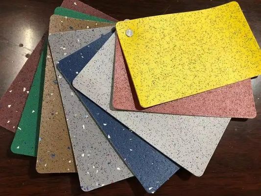 घर्षण प्रतिरोधी कार फर्श मैट चमड़े 2m क्वार्ट्ज विनाइल फर्श टाइलें चमड़े