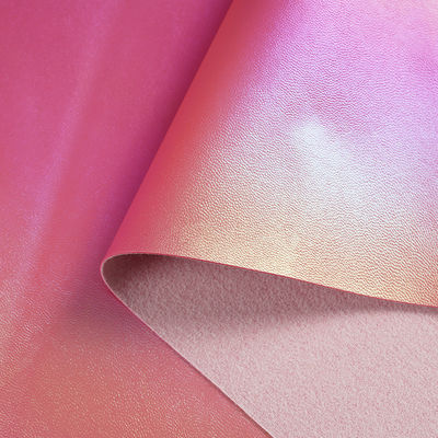 रंगीन ग्रेडिएंट डायमंड पीवीसी नकली कृत्रिम चमड़ा बैग चमड़ा कपड़े सामग्री