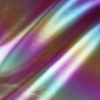 रंगीन ग्रेडिएंट डायमंड पीवीसी नकली कृत्रिम चमड़ा बैग चमड़ा कपड़े सामग्री