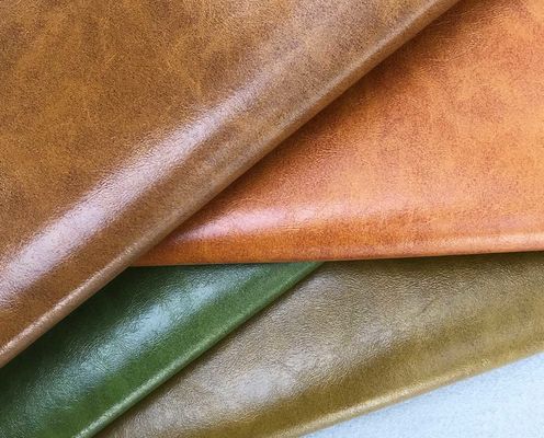 विंटेज तेल मोम चमड़े के कपड़े सोफा सीट फर्नीचर नकली चमड़े