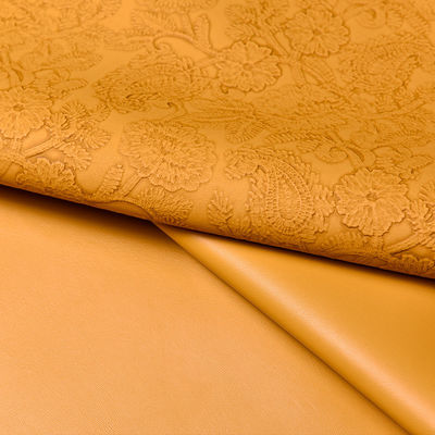 थ्रीडी रेट्रो फ्लोरल एम्बोस्ड पीवीसी लेदर फॉर हैंडबैग पैकेजिंग बॉक्स डेकोरेटिव फैब्रिक प्लेसमैट फेक्स लेदर