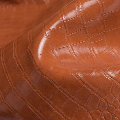 मगरमच्छ उभरा हुआ पीवीसी हैंडबैग सजावटी आभूषण बॉक्स पैकेजिंग पीवीसी नकली चमड़े के कपड़े