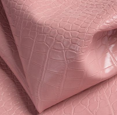 मगरमच्छ उभरा हुआ पीवीसी हैंडबैग सजावटी आभूषण बॉक्स पैकेजिंग पीवीसी नकली चमड़े के कपड़े