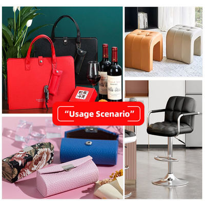 फैक्टरी थोक पीवीसी 0.6 मिमी लीची टेक्सचर फॉक्स लेदर एम्बॉस्ड आर्टिफिशियल सिंथेटिक लेदर कार सीट बैग फुट डेकोरेटिव के लिए