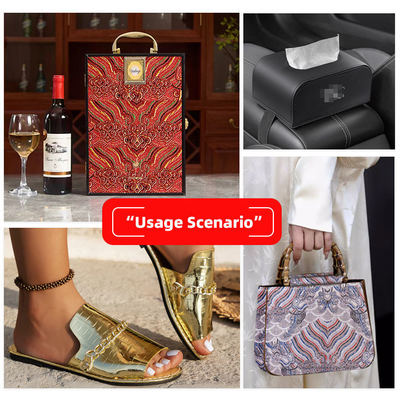 सिंथेटिक पीवीसी मैक्रोमेड प्रिंटेड फेक्स लेदर फैब्रिक फिल्म स्टाइल बैग नोटबुक फोन शेल सजावटी और शिल्प सोफे के लिए उपयोग