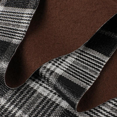 पीवीसी टेक कपड़े स्कॉटिश प्लेड पैटर्न कृत्रिम सिंथेटिक चमड़े सोफा बैग जूता कार सीट बेल्ट नकली चमड़े के कपड़े
