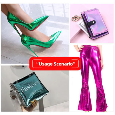 धातु फिल्म पीयू आर61 भेड़ अनाज सिंथेटिक चमड़े के कपड़े बटुआ बॉक्स जूते बैग नोटबुक नकली चमड़े के कपड़े