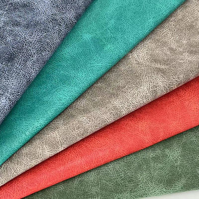 पीवीसी मुद्रित सिंथेटिक लेदर फैब्रिक नोटबुक / टेबल मैट / फोन शेल पैकिंग बॉक्स के लिए वाटरप्रूफ, क्राफ्ट बैग के लिए