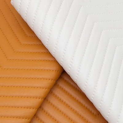 1.8 मिमी मोटी पीवीसी कढ़ाई-उभरे हुए धारियाँ सिंथेटिक नकली चमड़ा वाटरप्रूफ बैग टेबल चटाई जूते वॉलेट सजावट बेल्ट सोफा