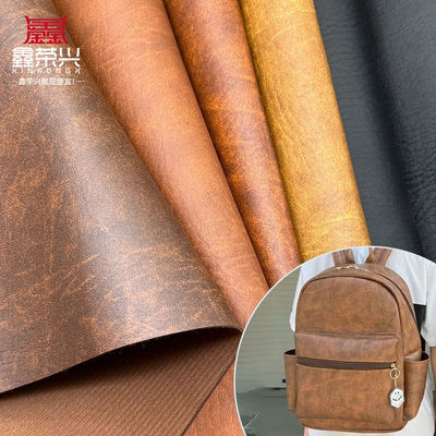 1.4 मिमी पीवीसी हाथी बनावट बैग के लिए सिंथेटिक कृत्रिम चमड़ा बटुआ घरेलू आपूर्ति सोफा नकली चमड़े की सामग्री