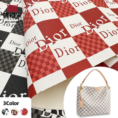 बैग और पर्स के लिए 0.8 मिमी मोटा मुद्रित पीवीसी कृत्रिम चमड़ा फैब्रिक