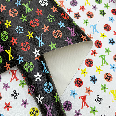 बैग और शिल्प के लिए वाटरप्रूफ प्रिंटेड पीवीसी फॉक्स लेदर