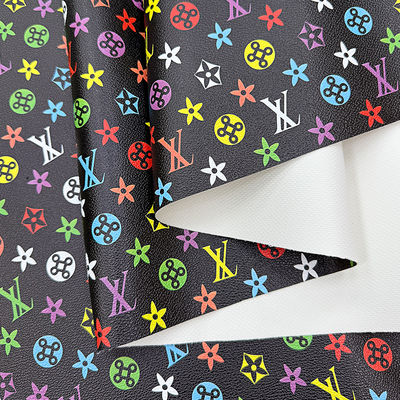 बैग और शिल्प के लिए वाटरप्रूफ प्रिंटेड पीवीसी फॉक्स लेदर