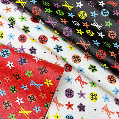 बैग और शिल्प के लिए वाटरप्रूफ प्रिंटेड पीवीसी फॉक्स लेदर