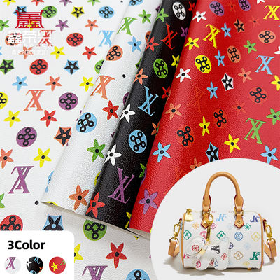 बैग और शिल्प के लिए वाटरप्रूफ प्रिंटेड पीवीसी फॉक्स लेदर