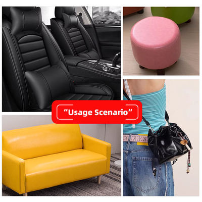 फर्नीचर के लिए पीवीसी ऑयली वैक्स सिंथेटिक लेदर 54 "चौड़ाई