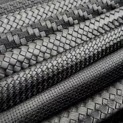 फर्नीचर के लिए पीवीसी बुना हुआ इम्बोस्ड फेक्स लेदर