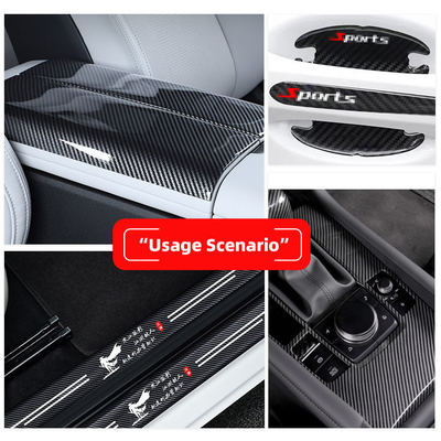 कार मैट और फर्नीचर के लिए पीवीसी कार्बन फाइबर अनाज चमड़े