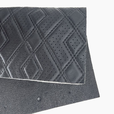 कार सीटों और फर्नीचर असबाब के लिए पीवीसी उभरा सिंथेटिक चमड़ा