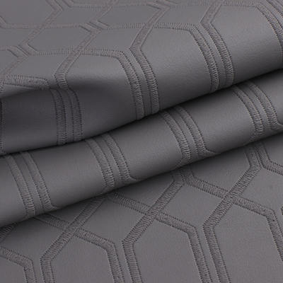 पीवीसी नक्कली कढ़ाई कार के लिए हेक्सागन कृत्रिम सिंथेटिक चमड़े पैर कार सीटें सोफा सजावट बैग नकली चमड़े के कपड़े