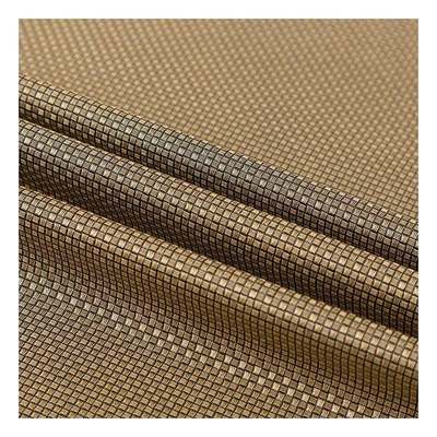 पीवीसी धातु मोती प्रकाश रंग छोटा बुनाई पैटर्न कृत्रिम सिंथेटिक पैकेजिंग वॉलेट बॉक्स जूते नोटबुक नकली चमड़ा कपड़ा