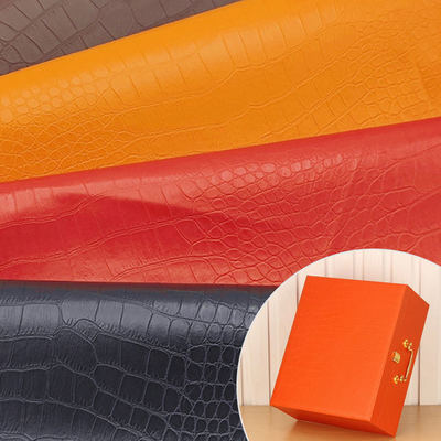 पीवीसी मगरमच्छ अनाज सिंथेटिक लेदर वॉलेट केस जूते नोटबुक लेदर फैब्रिक