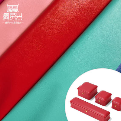 पैकेज वॉलेट केस जूते नोटबुक लेदर फैब्रिक के लिए पीवीसी आर64 अनाज कृत्रिम सिंथेटिक चमड़ा