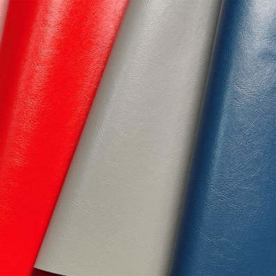 पैकेज वॉलेट केस जूते नोटबुक लेदर फैब्रिक के लिए पीवीसी आर64 अनाज कृत्रिम सिंथेटिक चमड़ा